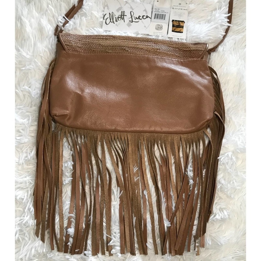 Elliott Luca Leather Fringe Crossbody - Picture 5 of 16